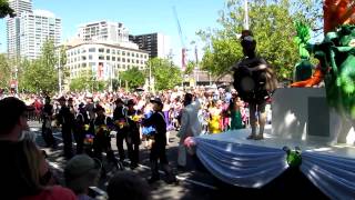 Moomba Parade 2012 Melbourne Australia [upl. by Ainesy]