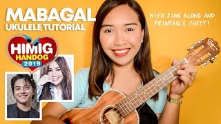 Mabagal Daniel Padilla amp Moira Dela Torre Ukulele Tutorial [upl. by Hsemin]