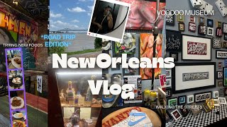 NEW ORLEANS TRAVEL VLOG 72 HOURS IN NOLA BDAY TRIP BOURBON ST VOODOO MUSEUM FOOD GRWMS  MORE [upl. by Aviva]