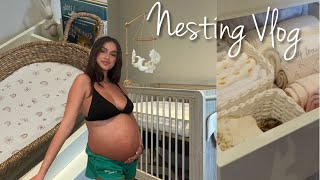 Nursery organisation amp newborn prep at 35 weeks nesting [upl. by Lauhsoj]