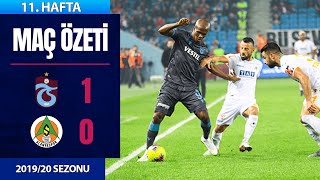 ÖZET Trabzonspor 10 Alanyaspor  11 Hafta  201920 [upl. by Ytram]