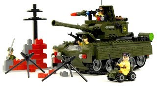 How to Build Lego Tank  Enlighten 823 Combat Zone [upl. by Hambley]