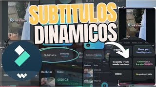 Subtítulos que Hablan por Ti Subtítulos Dinámicos con IA en Filmora Mobile [upl. by Farrar]