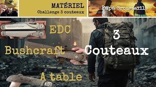 Challenge 3 couteaux 3 utilisations de Kouto [upl. by Norse761]