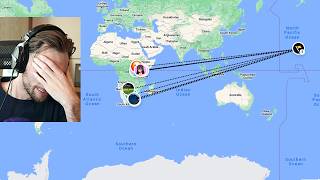 10 geoguessr pros go africa on hawaii [upl. by Laurena552]