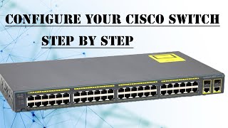 Cisco Switch basic Configuration Step by Step for Beginners  Youtube [upl. by Holbrook247]