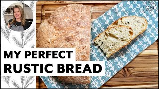 AMAZING NO KNEAD Rustic Bread  Even For Complete Beginners [upl. by Haim]