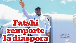 Tshisekedi triomphe dans la diaspora 1er en Afrique du Sud Belgique France États Unis [upl. by Ilwain]