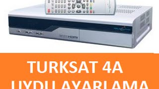 Vestel Uydu Türksat 4A Frekans Ayarlamak [upl. by Merrel328]