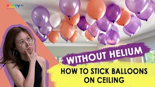 HOW TO  Make Balloon Float Without Helium [upl. by Notnilc]