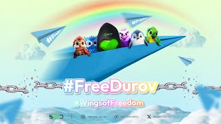 A Tribute to Telegram CEO Pavel Durov Wings of Freedom in SEED 🕊 [upl. by Amil]