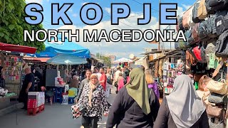 Walking in Skopje Capital city of North Macedonia  4K HDR Walking Tour [upl. by Sabina427]