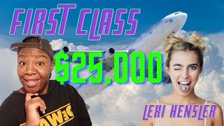 THE MOST EXPENSIVE FIRST CLASS PLANE TICKET 25000  LizLaure Reacts [upl. by Jeunesse]