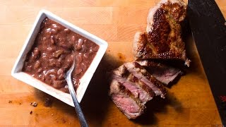 Easy DIY Red Wine Onion Gravy  SAM THE COOKING GUY [upl. by Enomor]