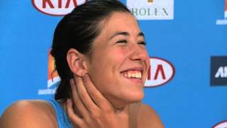 Garbine Muguruza half Spanish half Venezuelan humour [upl. by Aciras]