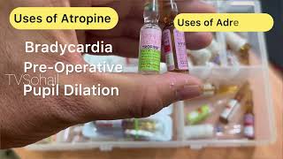 atropine Adrenaline Atropine VS Adrenaline injections  TVSohail [upl. by Auqinom]