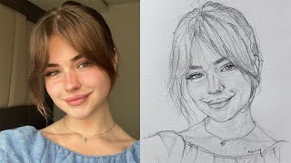 Effortlessly Draw a Gorgeous Girl Beginners Guide to the Loomis Method 🌟 [upl. by Asinet]