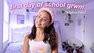 get ready with me for the first day of school grwm vlog [upl. by Moor]