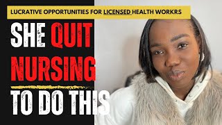 I LOVE NURSING BUT I QUIT MY JOB OPPORTUNITIES FOR LICENSED HEALTH WORKERS [upl. by Vallery1]