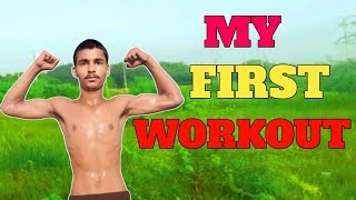 My first workout 💪 body workout Pavankumarfitness [upl. by Yrailih]