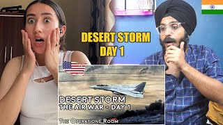 Indian React to Desert Storm  The Air War Day 1  Animated [upl. by Neom]