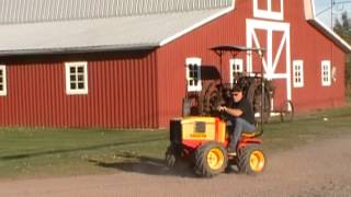 tracteur de jardin articulé artisanal plûtot performant [upl. by Alicul]