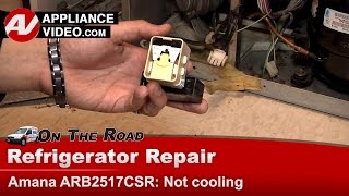 Amana Refrigerator Repair  Not Cooling  Start Device [upl. by Sheryl]