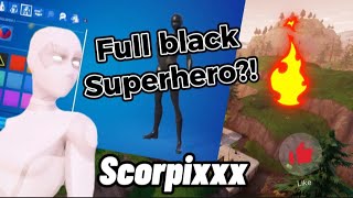 FULL black superhero in 2024 Tutorial┃Scorpixxx [upl. by Theresa]