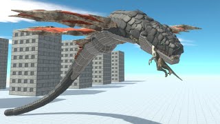 Warbat vs ALL UNITS and Godzilla ARBS Animal Revolt Battle Simulator [upl. by Malek650]