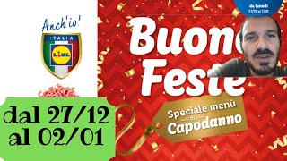 Volantino LIDL  Anteprima 27122021  02012022  Speciale Menù di Capodanno  Risoluzione 4k UHD [upl. by Annerb]