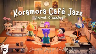 Koramora Café Jazz ☕ Chilling w Cozy Soft Jazz Animal crossing Music amp Rain sounds for sleeping ☔ [upl. by Sajovich]