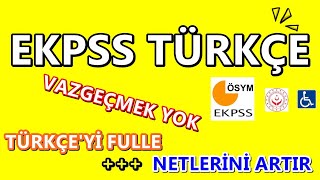 EKPSS TÜRKÇE FULL ÇEKTİREN SORULAREKPSS 2020EKPSSEKPSS GENEL KÜLTÜREKPSS TÜRKÇEEKPSS [upl. by Freeborn]