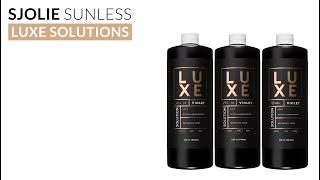 Sjolie Violet AlcoholBased Spray Tan Solution Line Luxe [upl. by Manvel483]