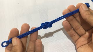 DIY classic one color friendship bracelet  tutorial gelang dari talikur simple diy paracord [upl. by Avonasac225]