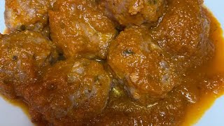 ALBÓNDIGAS EN SALSA ESPAÑOLA [upl. by Berga]