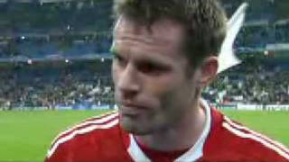 Jamie Carragher After Match Liverpool Vs Madrid Interview [upl. by Shenan980]