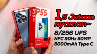 Rp15 JUTA dapet banyak Unboxing itel P55 NFC Indonesia [upl. by Lien30]