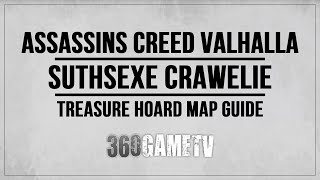 Assassins Creed Valhalla Suthsexe Crawelie Hoard Map Location  Solution  Treasure Hoard Map Guides [upl. by Benedict]