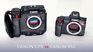 CANON R5C или CANON C70 ГЛОБАЛЬНОЕ СРАВНЕНИЕ [upl. by Saideman697]