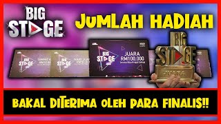 Big Stage 2022  Jumlah Hadiah Bakal Diterima Oleh Para Finalis  DominasiBBNU Bigstagefinal [upl. by Enened]