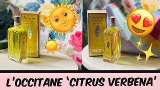 Loccitane Citrus Verbena Verveine Agrumes Perfume REVIEW [upl. by Sileas]