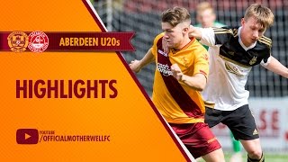 Motherwell vs Aberdeen Highlights u20s 18082015 [upl. by Jentoft]