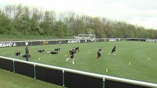 How to improve endurance and core strength  Soccer training drill  Nike Academy [upl. by Adaline371]