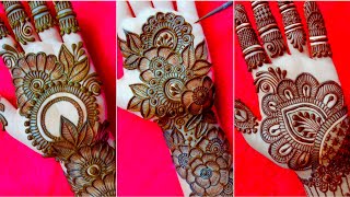 Top  3 Latest Easy Arabic Fronthand mehndi design  Simple mehndi design  mehndi design Mehandi [upl. by Ailahtan]