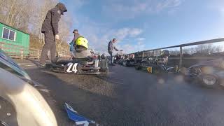 Onboard at Camberley Karting Club Blackbushe [upl. by Pier]