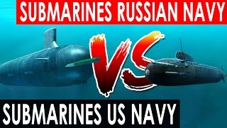 Submarines US Navy vs Submarines Russian Navy 2016 Top submarine [upl. by Toback487]