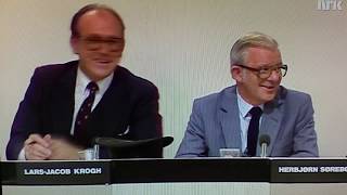 Partilederdebatt 1983 AP har særfordeler i NRK [upl. by Graubert]