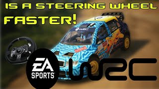 Does more force feedback improve your speed  EA Sports WRC [upl. by Gillett100]