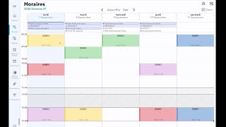 iDoceo  PARTIE 12  Horaires Planner Timeline et Calendrier [upl. by Faux]