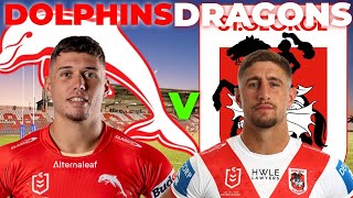 Redcliffe Dolphins vs St George Illawarra Dragons  NRL  Round 2  Live Stream [upl. by Slater]